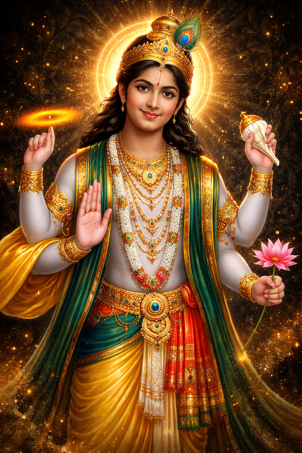 Divine Vishnu visual for DASHAVATAR 2026
