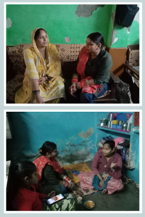 Shuchita's team conducted home visits to stakeholders, including parents, to understand their needs and provide counseling to address those needs. Additionally, they sought feedback from parents and stakeholders regarding the achievements or progress made. 