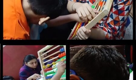 Academic activities taking place at Aarambh Child Care Centre!