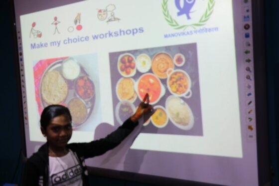 Dear Sir/Madam,  Make my Choice workshop has been helping thousands of students with intellectual and developmental disabilities (IDD) in India for the last ten years.  Students with IDD can recognise their preferences in different areas like daily life activities related to food, friends, and many more. 