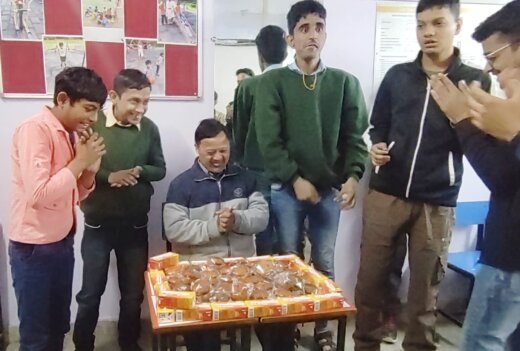 Ajay , a student of QOL, celebrated his birthday with all.