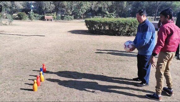 Students  of Quality of Life (QOL) went to the park for outdoor activity.